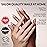 Glamnetic Press On Nails - North Star | Semi-Transparent 3D Multicolor Gems Short Almond Fake Nails, Salon Quality | 15 Sizes - 30 Nail Kit