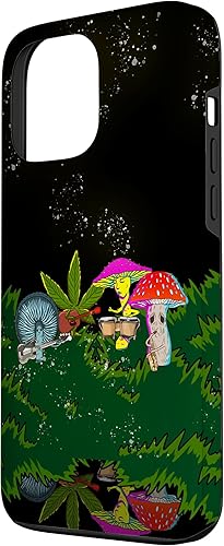 Miniatura 2 de iPhone 13 Pro Max Jamming Setas Weed Funny Psychedelic Cannabis 420 Stoner Case