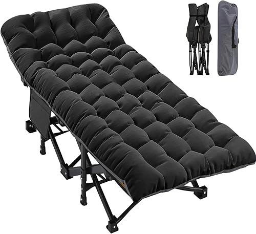 ABORON Cuna de gran tamaño, cama plegable XXL, resistente, 78 x 32 x 18 pulgadas, 900 libras, carga de 2 capas 1200D para dormir de invitados,