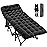 ABORON Heavy-Duty Folding Guest Bed for Adults, 500lb Capacity, Portable Extra Cot with 1207D Double Layer, Ideal for Indoor Guest Stays & Temporary Home Use