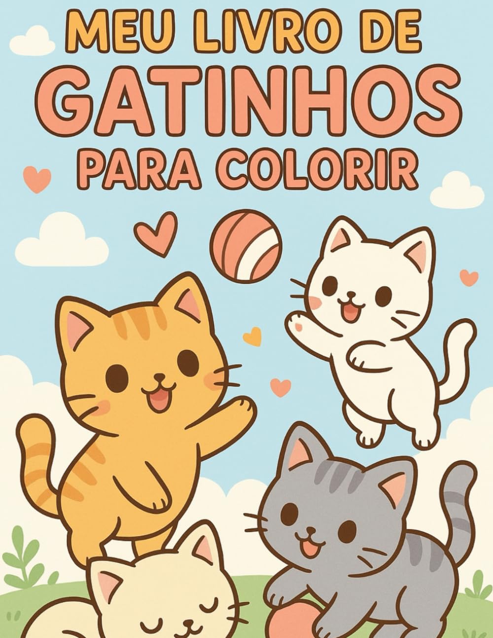 MEU LIVRO DE GATINHOS PARA COLORIR