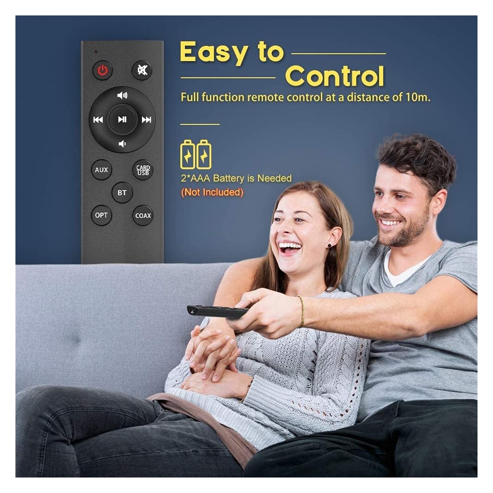 Soundbar Soundbar Per TV, Altoparlante Senza Fili Bluetooth Cablato Home Theater Per Desktop/Laptop/Computer/Proiettori/Smartphone