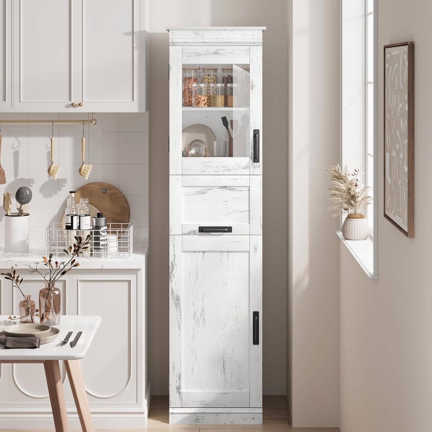 Garvee Mobile Colonna Bagno Salvaspazio 170 cm Per Bagno/Lavanderia