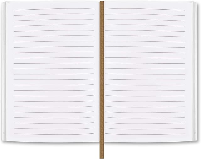 moonster Lined Journal Notebook Paper for Refillable Leather Journals  Premium Milled Inserts A5 Paper 70gsm Sheets Ruled Notepad 21 x 14.5 cm with 320 Refill Pages and Helpful Bookmark