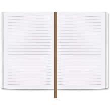 moonster A5 Refill Paper Lined, 320 Pages A5 Paper Inserts 8.3x5.9 in for Refillable Leather Notebooks 70gsm Smooth Writing Journal Refill Page with Bookmark