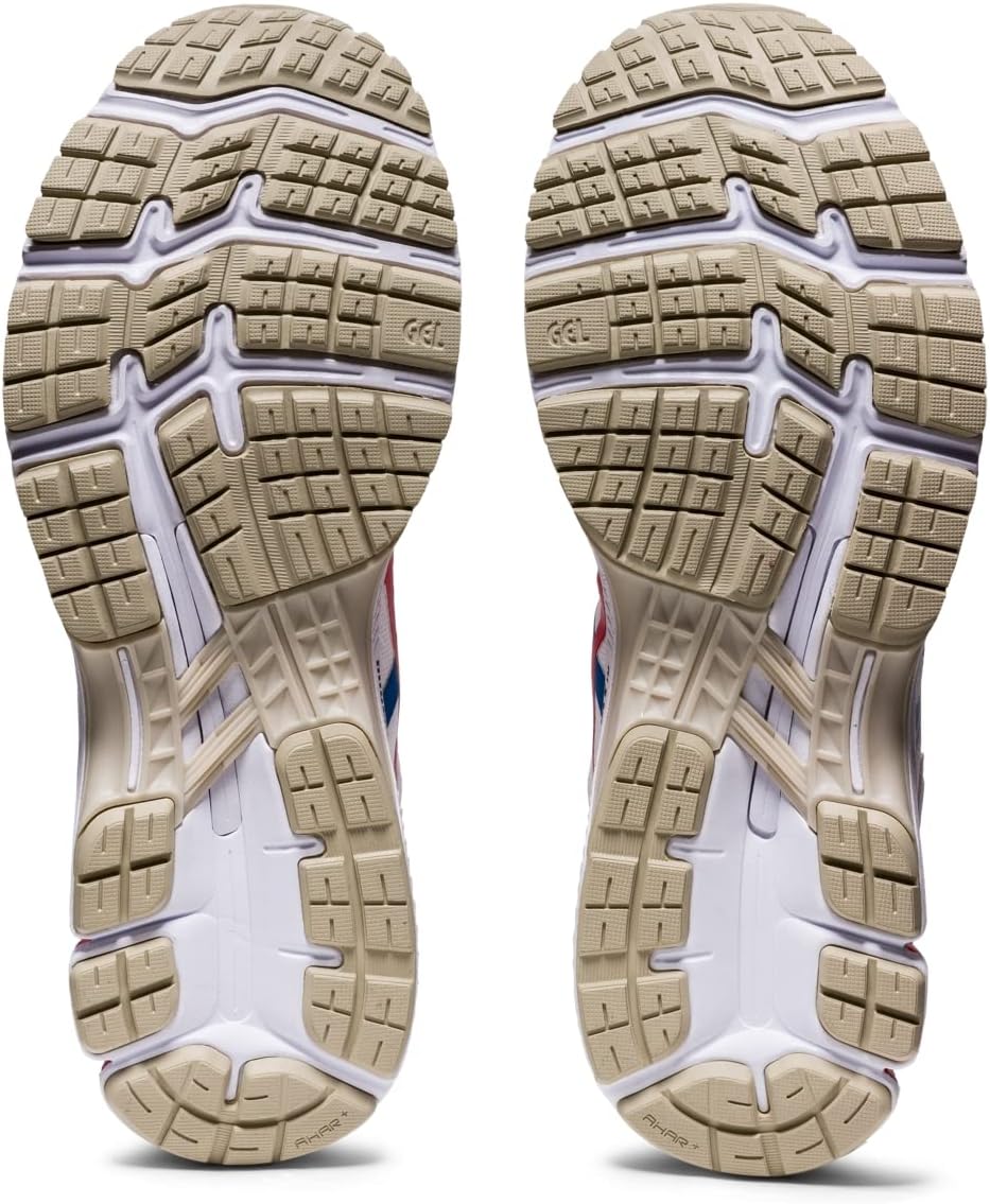 ASICS Men's Gel-Kayano 26 Running Shoes 14 White/Classic Red