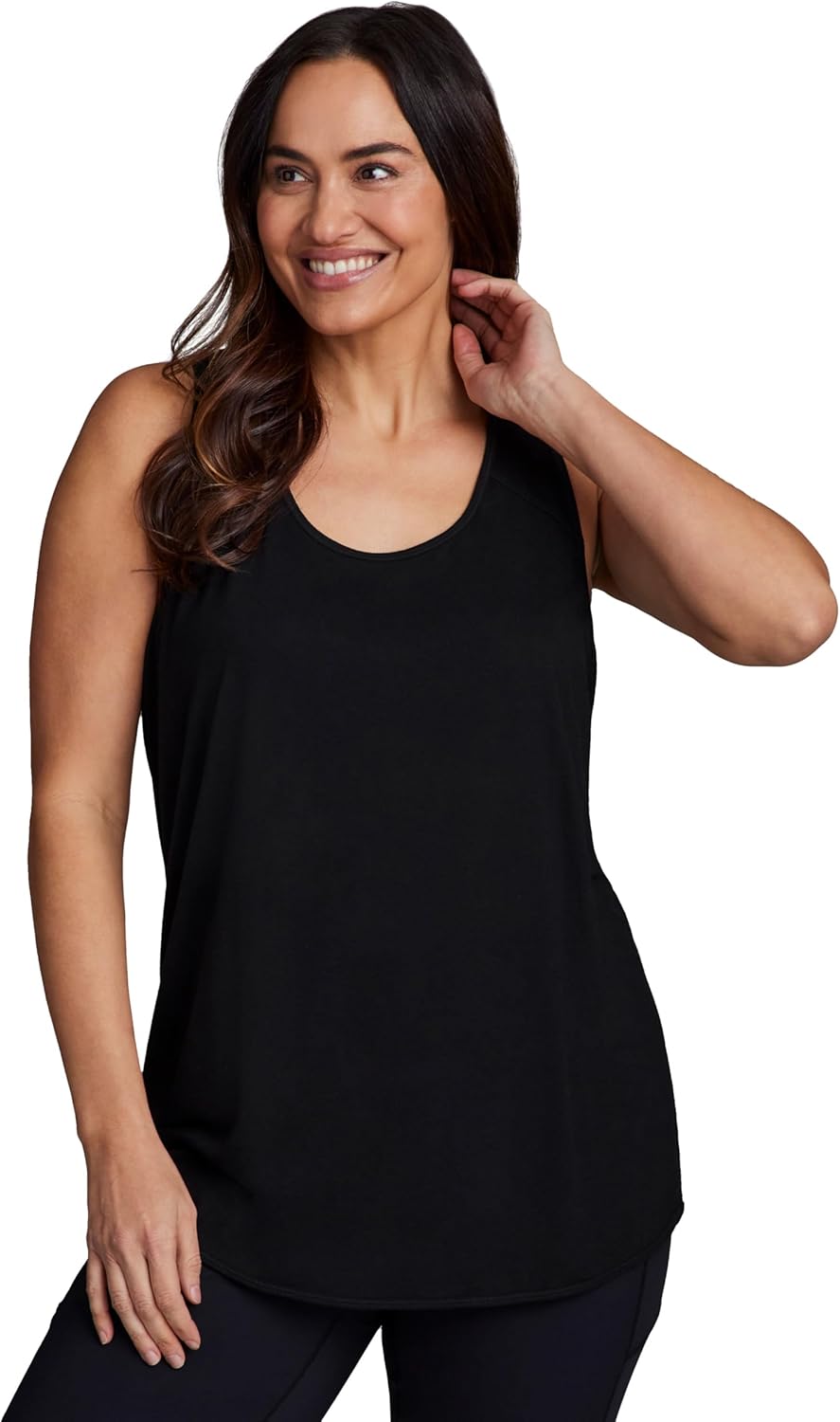 RBX Active Women's Plus Size Sleeveless Relaxed Fashion Workout Yoga Tank Top
