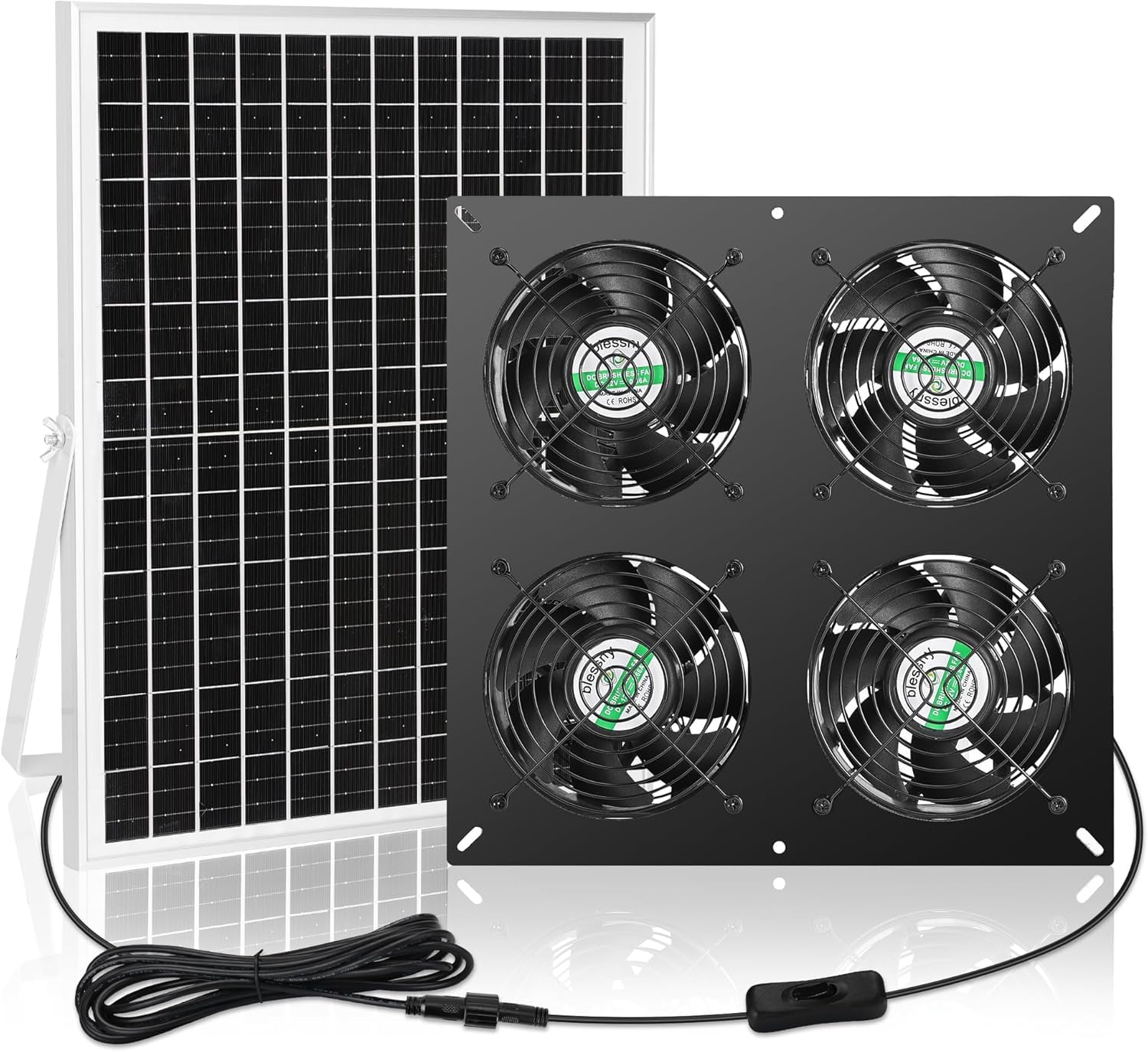 blessny Solar 4 Fan Kit