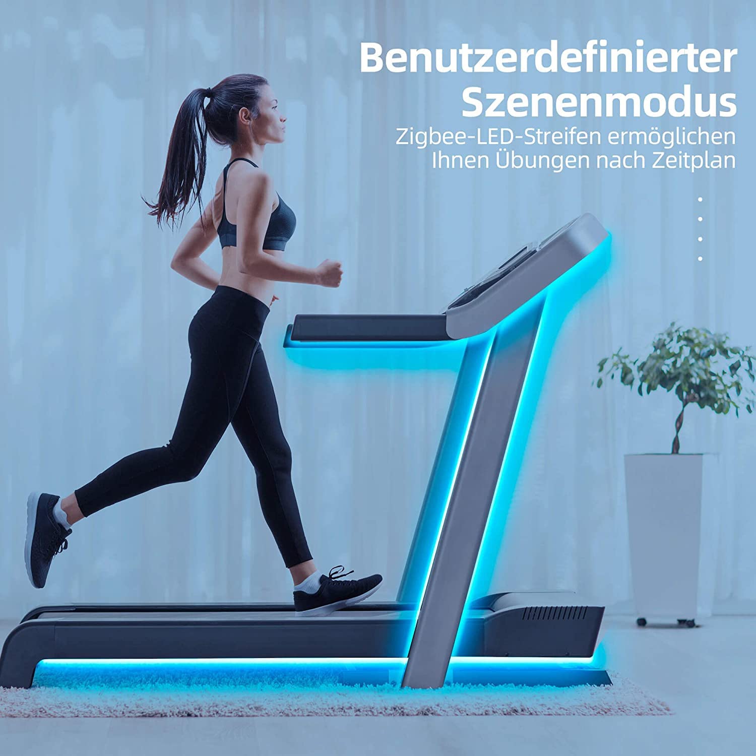 Bande LED ZigBee RGBW - Kit intelligent à intensité variable - Contrôleur ZigBee 3.0 - Fonctionne avec Hub Bridge Echo Plus pour application / Alexa - Commande vocale RVB - Blanc chaud - Bande LED