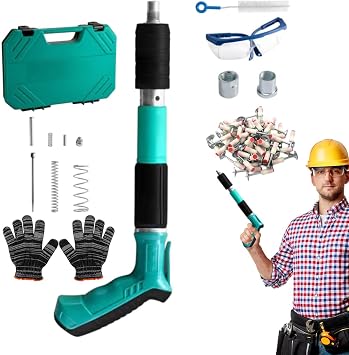 Nailer for Trim Efficient Accurate Wall Fastening Carpentry Nailer Kit | Concrete Nailer Carpentry Nailer Kit Construction Furniture