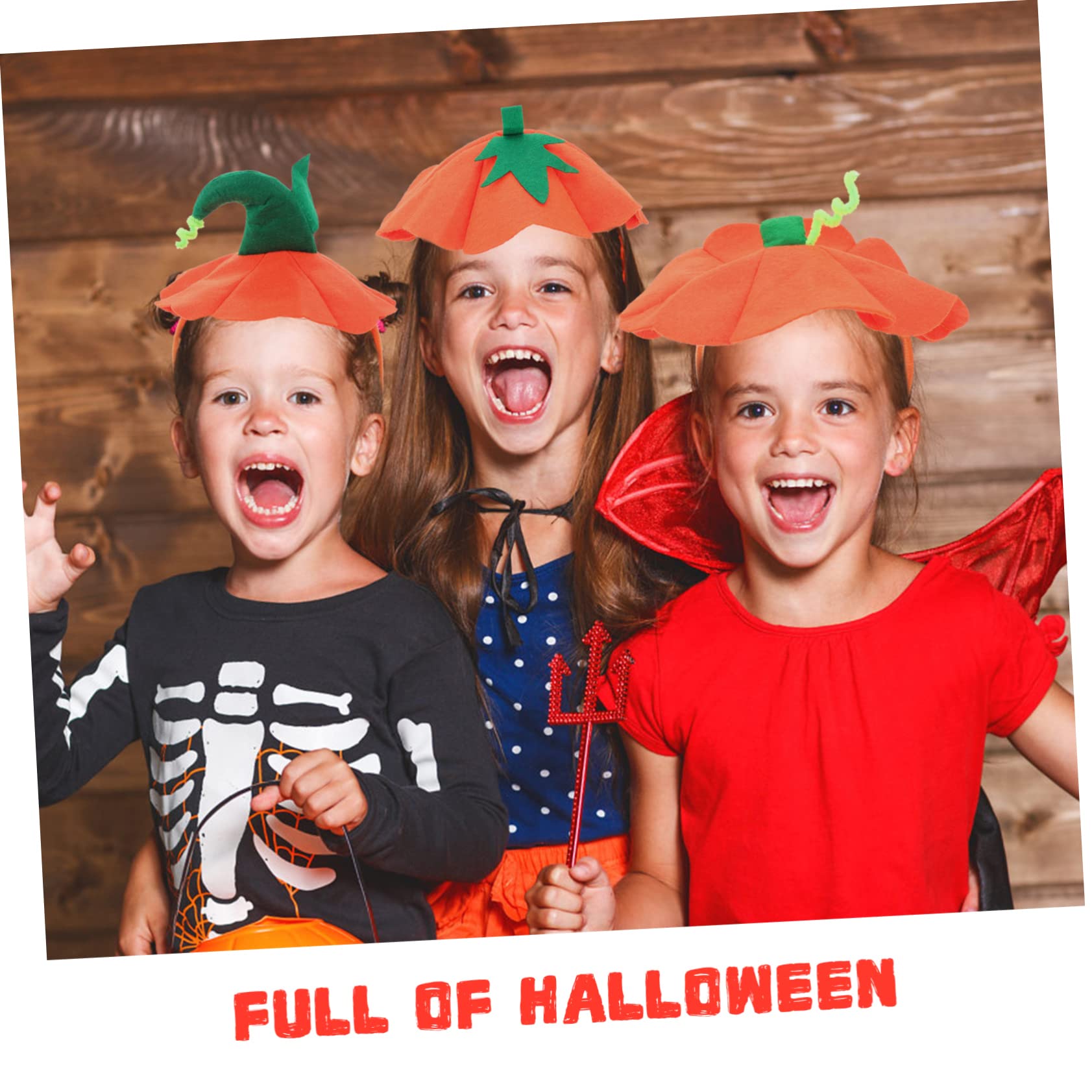 Toyvian 15piezas Diadema De Calabaza Halloween De Diseño De Sombrero Decorativos Para Fiesta De Halloween y Disfraces Accesorios Lúdicos Para Adultos