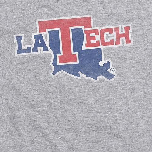 Miniatura 3 de Campus Lab Camiseta oficial de la NCAA Simple Distressed Collegiate Classic Spun - Camiseta unisex para hombres y mujeres