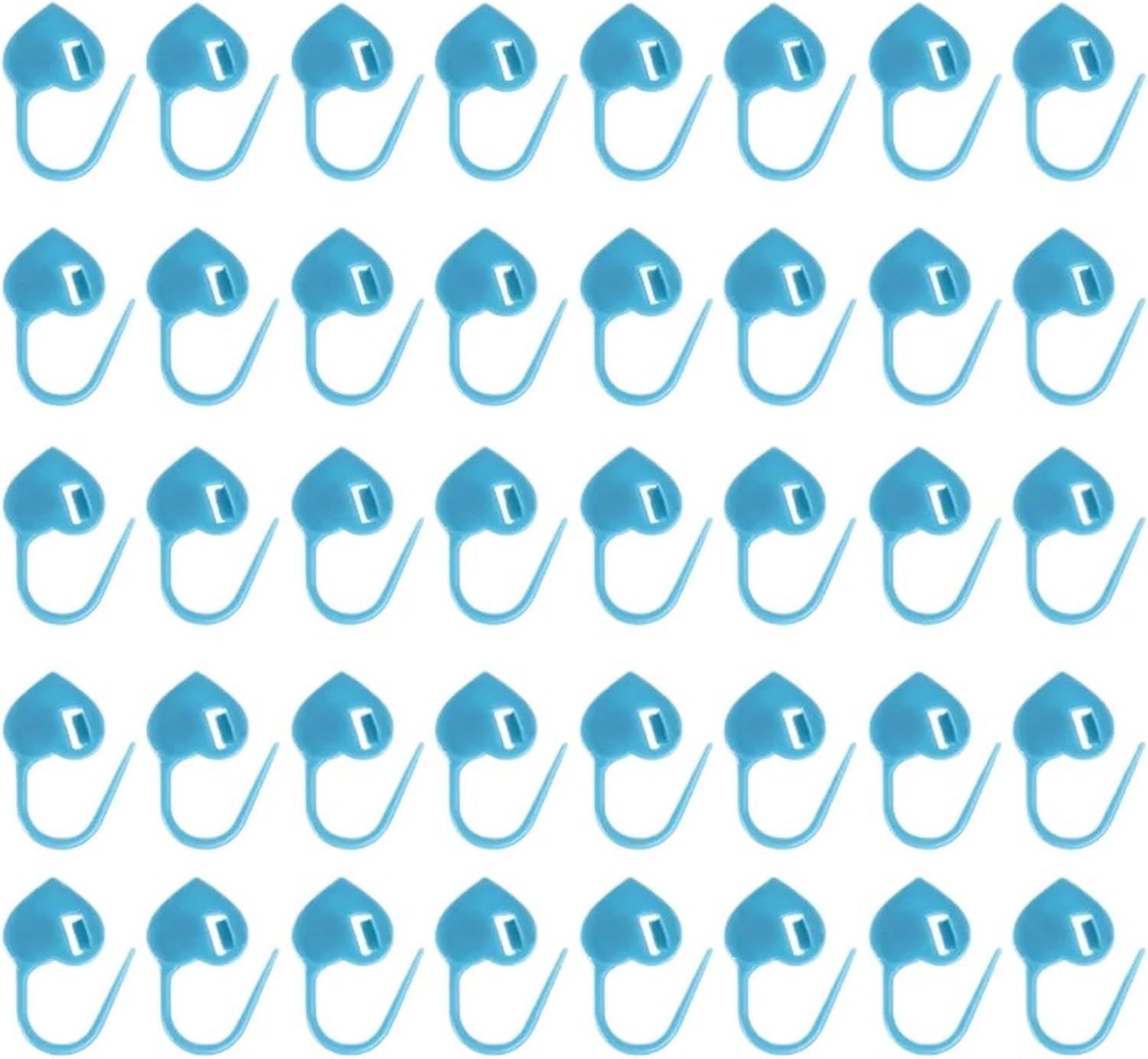Stitch Markers for Crocheting 200Pcs Plastic Resin Small Clip Locking Stitch Markers Crochet Latch Knitting Tools(Mixed Color)