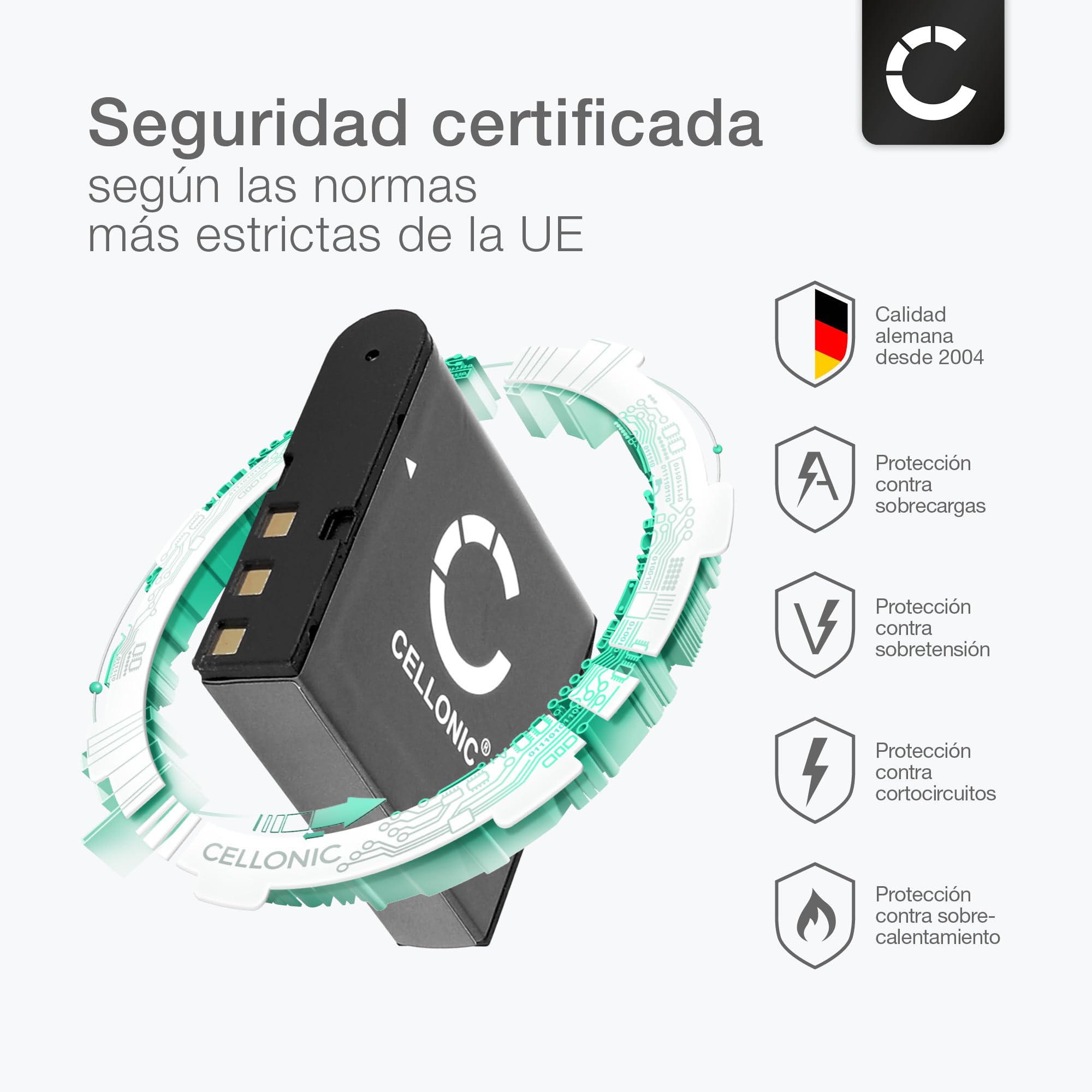 CELLONIC 2X Batería para Cámara Compatible con Kodak PixPro AZ528, PIXPRO AZ421, PIXPRO AZ422, LB-060 - (950mAh, 3.7V)