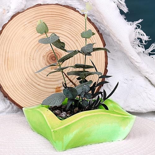 Miniatura 3 de Molde de silicona para macetas irregulares, molde de silicona para maceta, molde de fundición de resina epoxi, contenedor cuadrado geométrico, molde