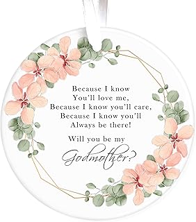 Will You Be My Godmother Proposal Gift Idea, Godmother Asking Gift Thoughtful Keepsake Plaque With Poem Special Godmother Announcement, Godparent Asking Christening Gifts