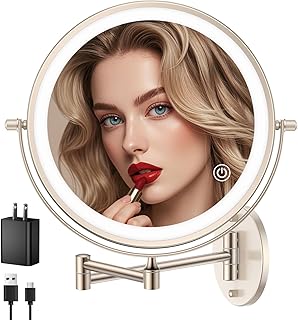 FUNTOUCH Espejo de maquillaje recargable de 5...