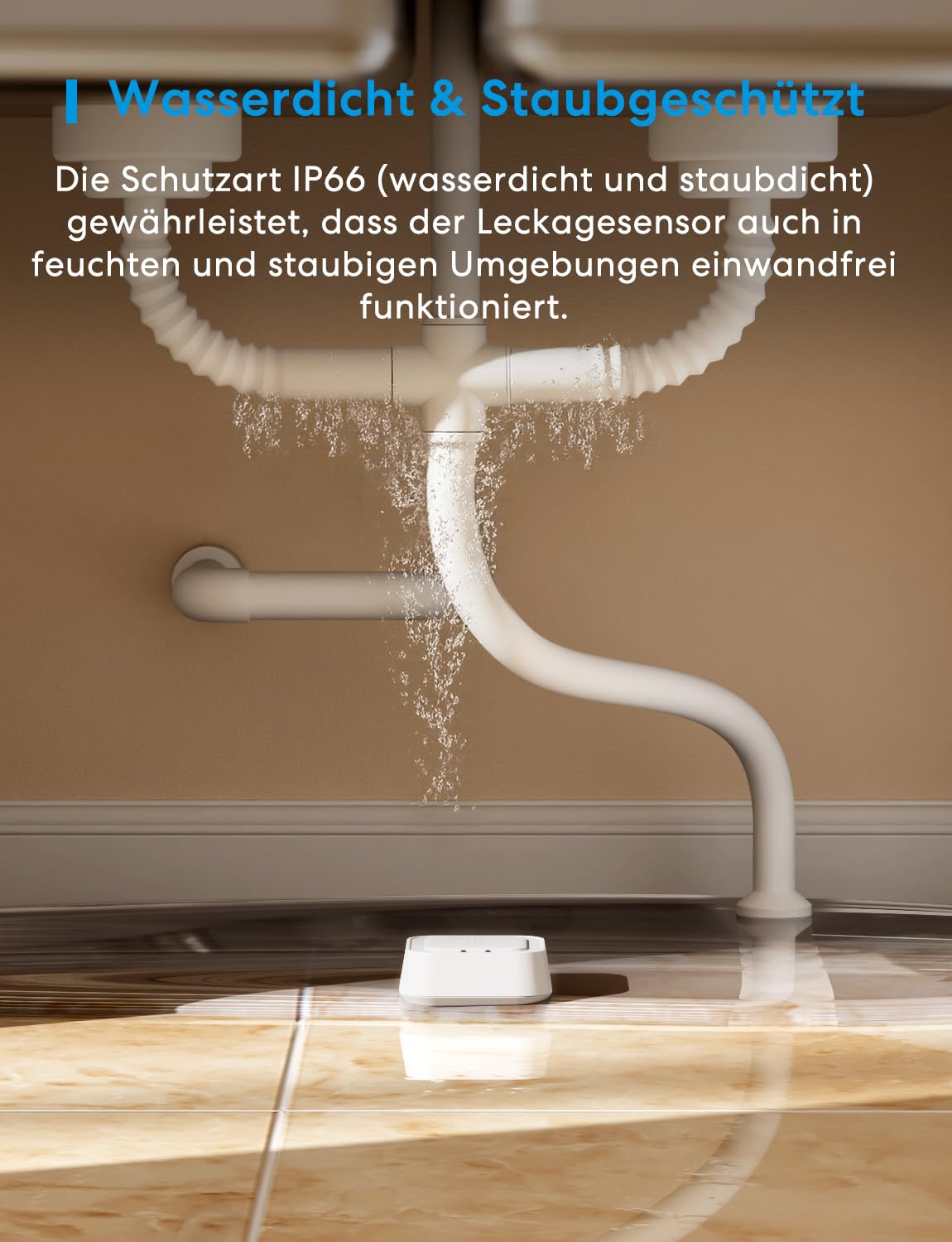 2 St. Smart Wassermelder mit Hub