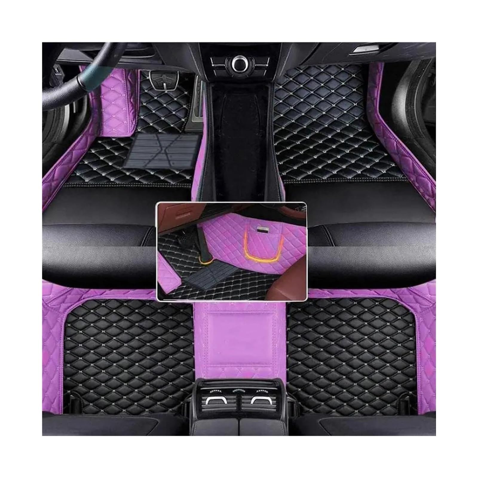 Tapis sol antidérapants voiture Nissan X-Trail T32 coussinets pied étanches
