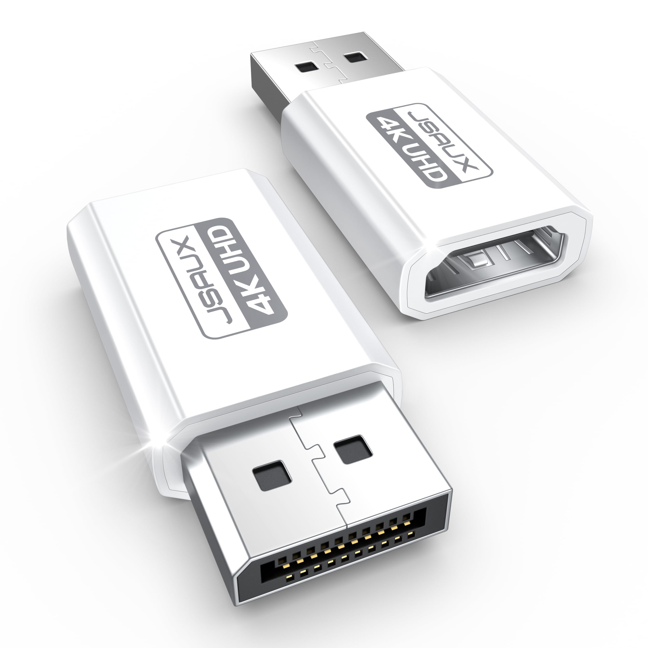 JSAUX DP to HDMI Adapter 2 Pack, 4K@30Hz for Desktop PC, for AMD GPU, Grey — Amazon image 12