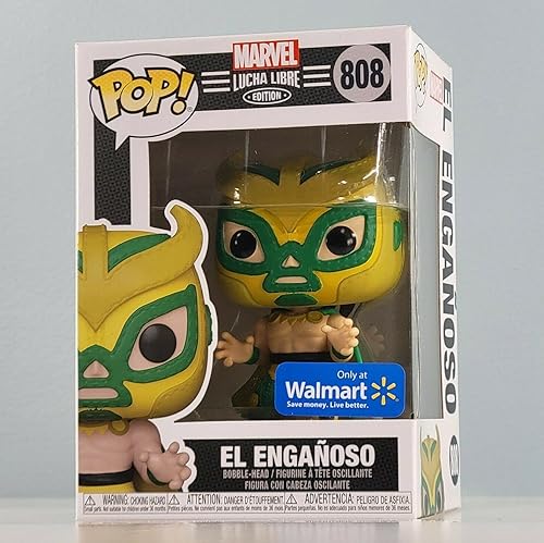 Miniatura 5 de Lucha Libre Marvel Edition El Enganoso Pop! Figura coleccionable de vinilo con cabeza de bobble, exclusiva