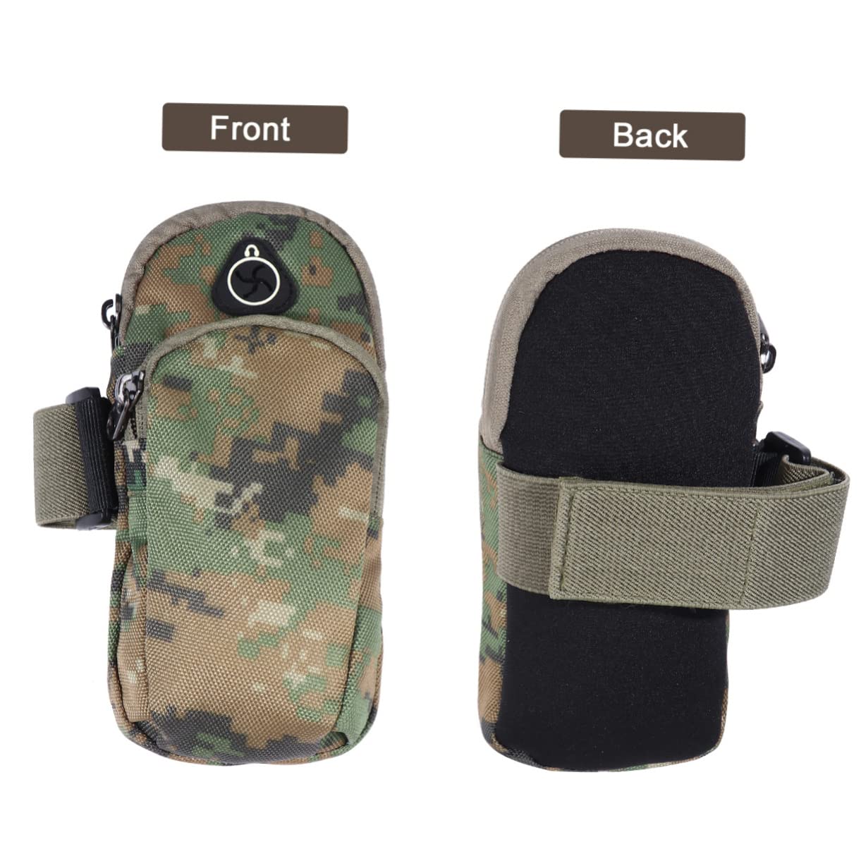 jojofuny 3 Piezas Bolsa de Brazo para teléfono móvil al Aire Libre brazaletes para Correr Bolso de la Banda del Brazo para el teléfono Soporte para Celular Caja del Brazo del teléfono