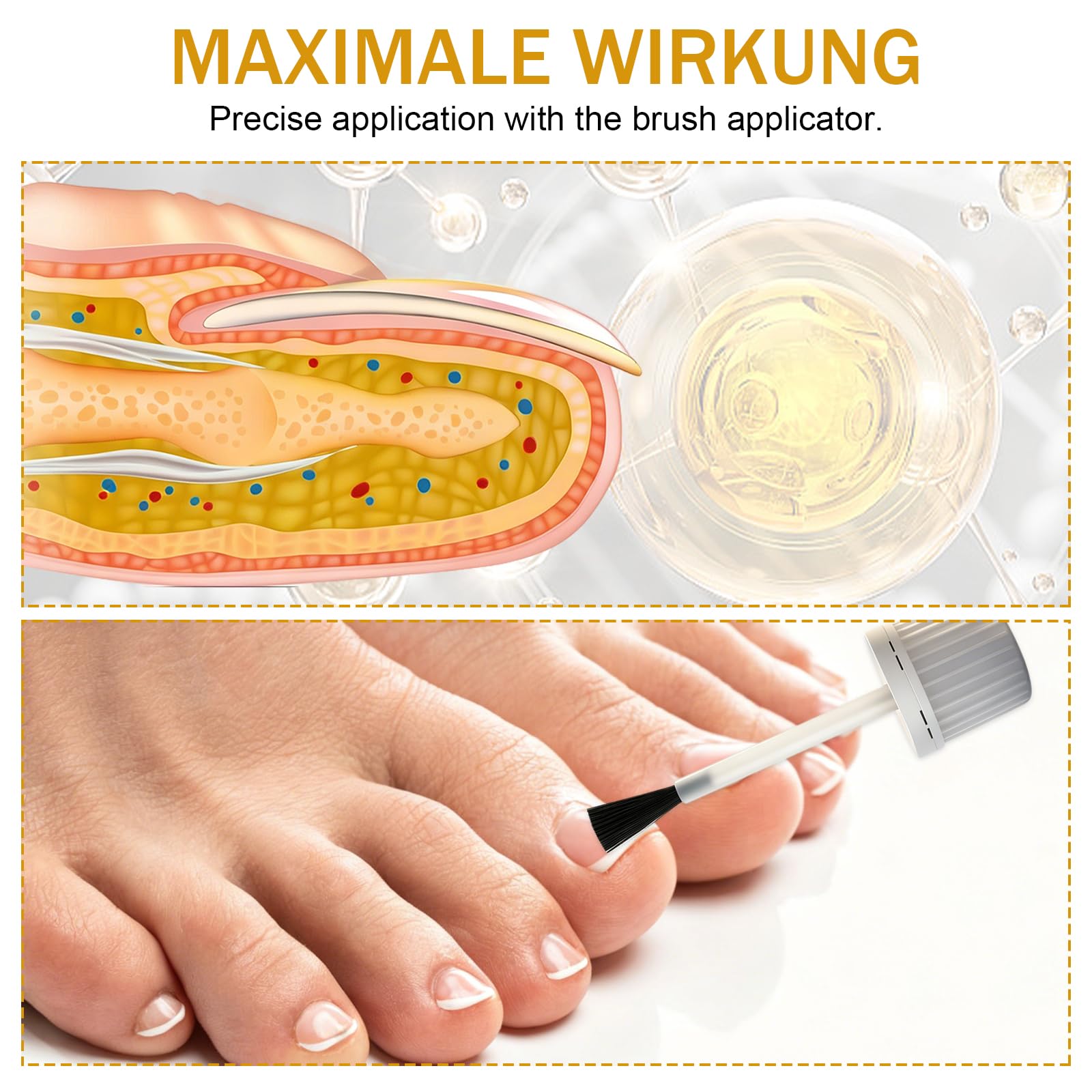 3 Stück Propolis Nagelserum,Bienengift Nagelserum,Behandlungslösung Bienengift,Nagelpflegeprodukte,Geeignet für Brüchige, Trockene und Strapazierte Nägel