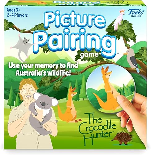 Funko SG:Juego de emparejamiento de imágenes - Cazador de cocodrilos