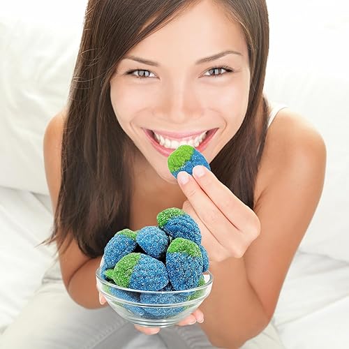 Miniatura 4 de Sour Wild - Caramelo de goma de frambuesa, suave y masticable, sin grasa (4.4 libras a granel)