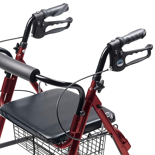 Miniatura 7 de Lumex RJ4302B, caminador de cuatro ruedas (color azul).