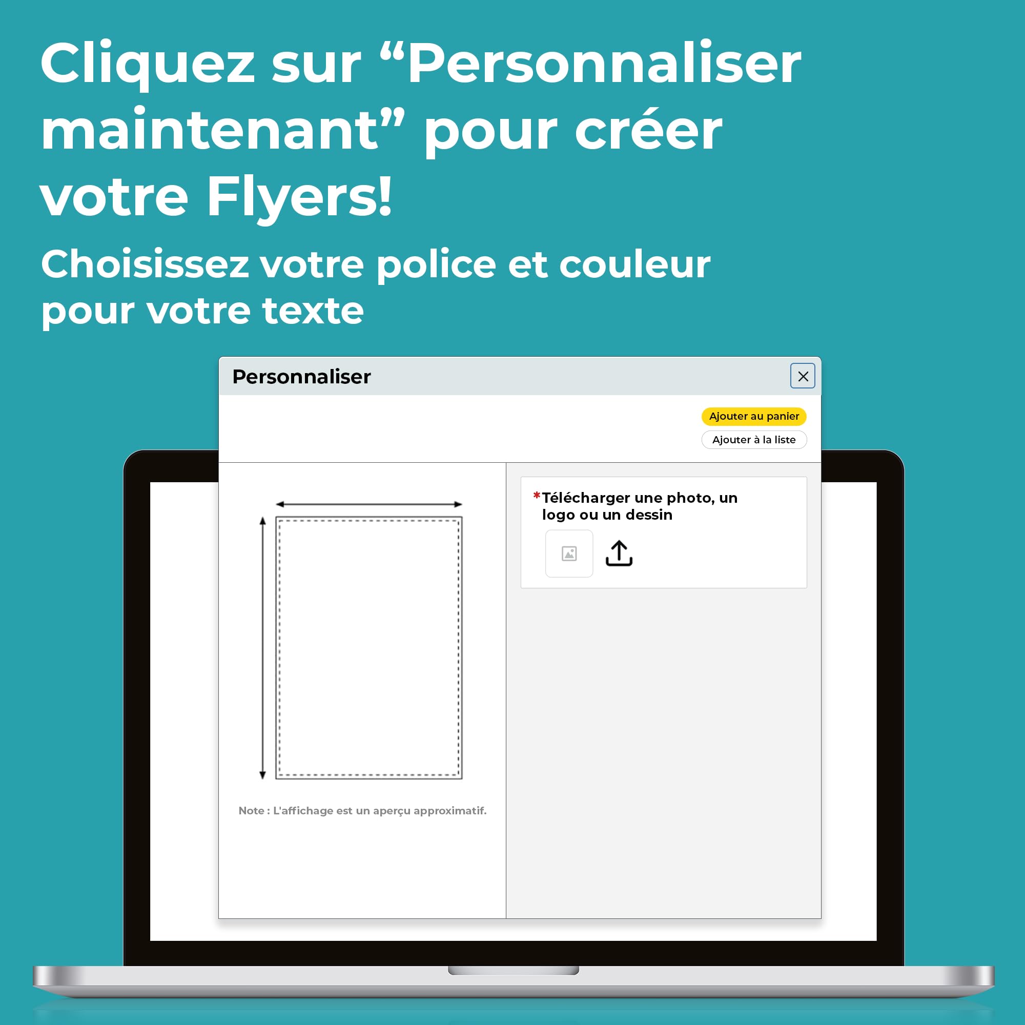 Flyers Publicitaires Personnalisés A6 Vertical, Impression Mat, Pack de 500