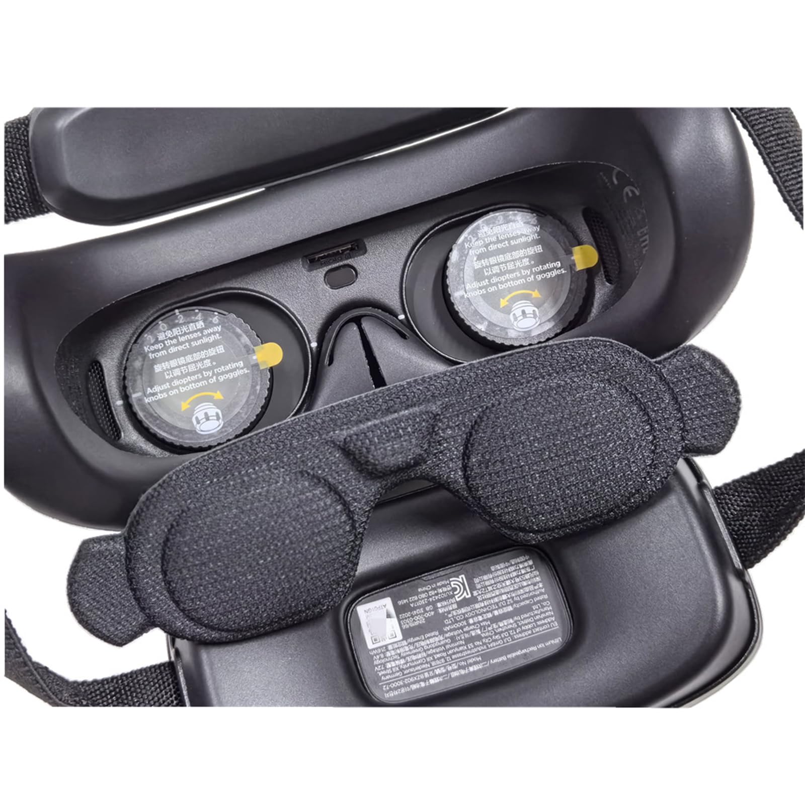 Copriobiettivo compatibile con DJI Avata 2 Goggles 3/2/versione All-in-one, accessori protettivi per lenti compatibili con DJI Goggles 3/2/versione All-in-one (grigio)