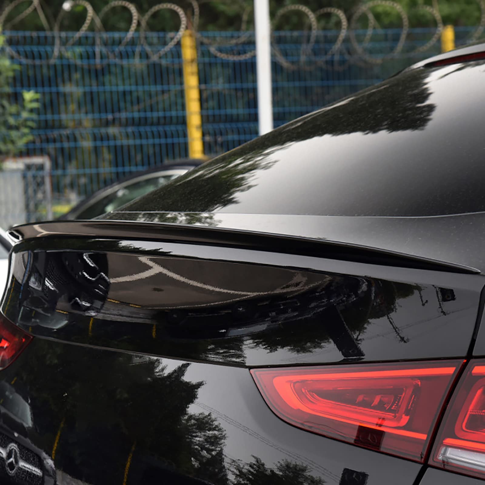 ABS Spoiler Posteriore Alettone Spoiler per Mercedes GLE Coupe C167 GLE350 450 GLE53 AMG Style,Installazione Facile Spoiler Posteriore
