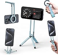 Vista 17 de ULANZI MA30 - Soporte magnético de trípode para iPhone - Maglock de aluminio para teléfono inteligente, mini trípode de bolsillo, soporte