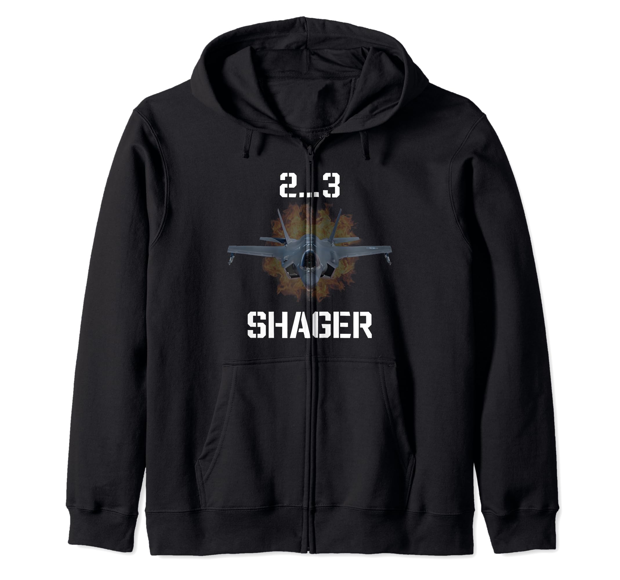 F-35 Lightning - 2...3 ShaGer Israel Defense Forces Zip Hoodie