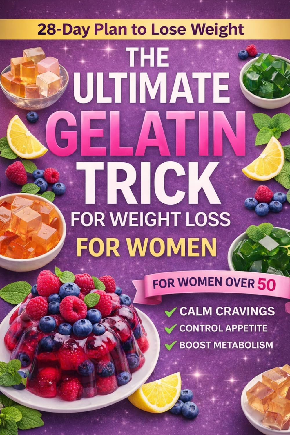 The Ultimate Gelatin Trick for Weight Loss for Women: 28-Day Plan to Lose Weight with a Gelatin Diet | Calm Cravings, Reduce Appetite, and Reset Metabolism
