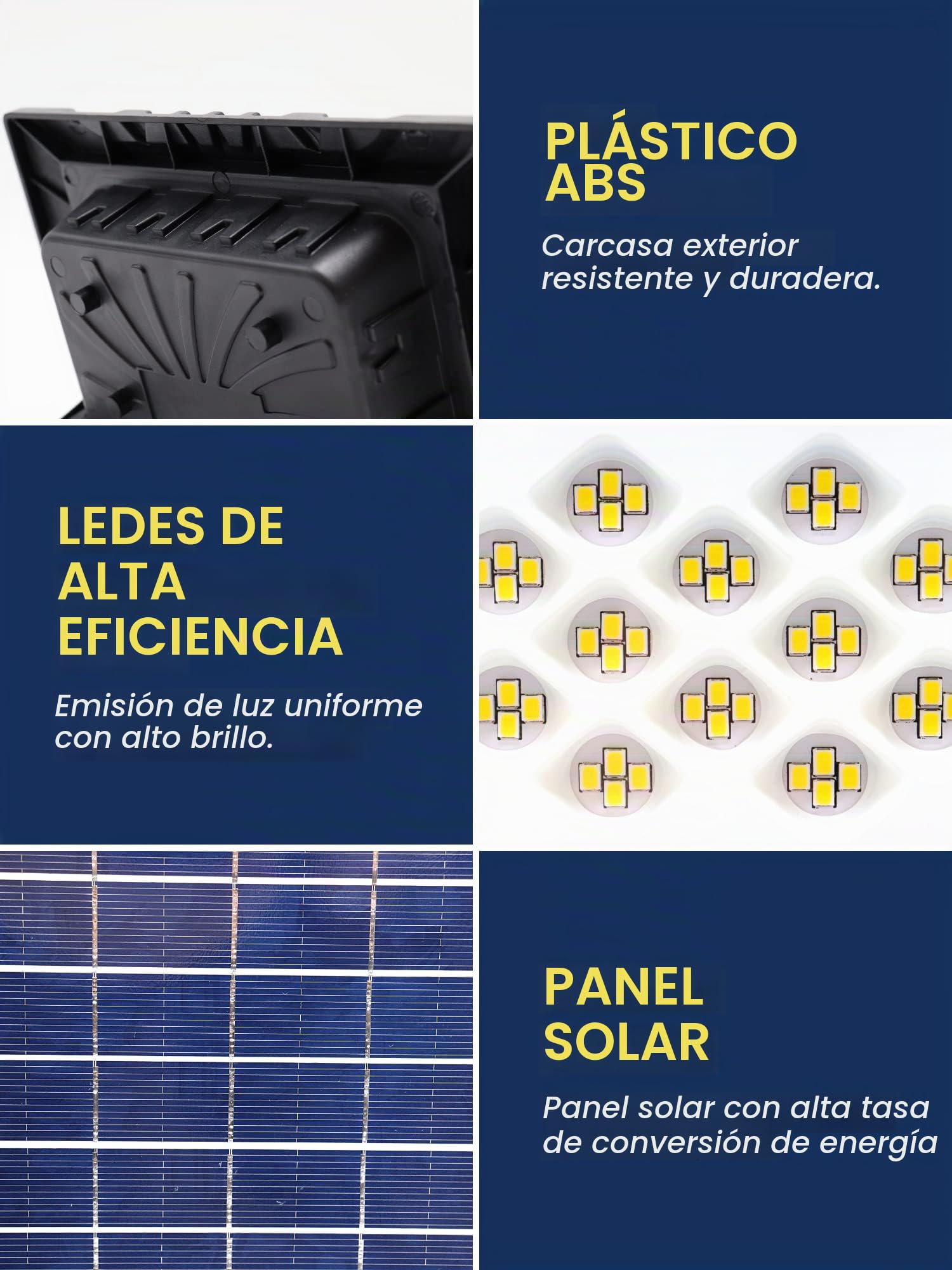 2x Foco Proyector 200W 200LED con Panel Solar Fotovoltaico, Mando a Distancia y Sensor de Encendido Automático. Foco Solar IP67 con Luz Blanca, Iluminación de Exterior, Patio, Jardín, Camino, Garaje