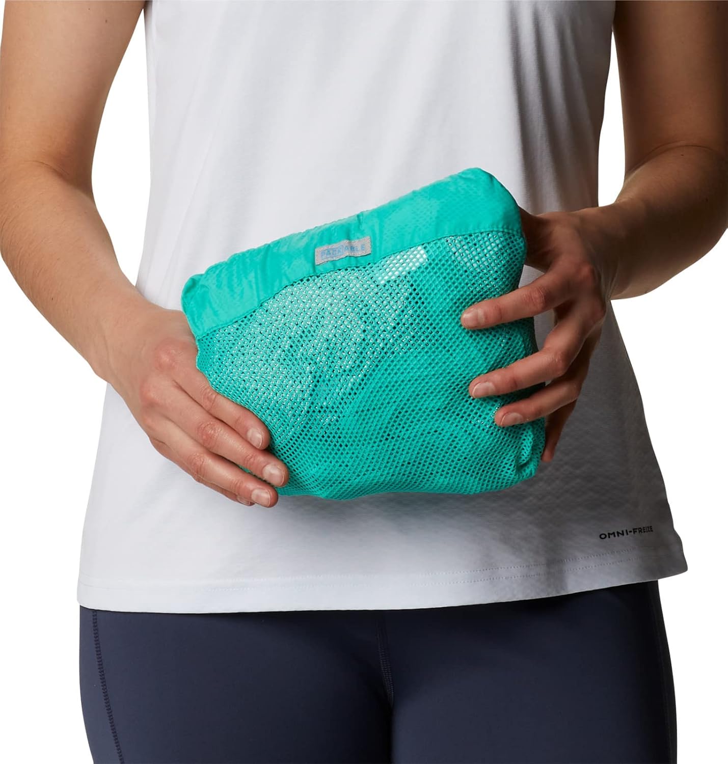 Columbia Women's EvaPOURation Jacket Electric Turquoise X-Small