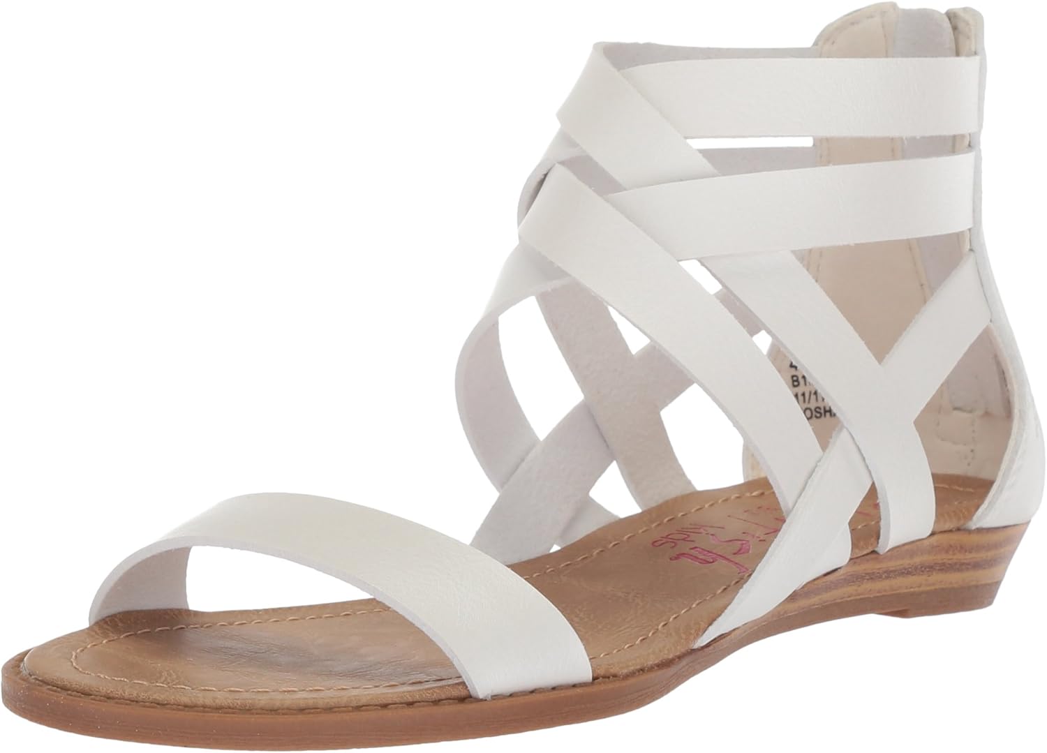 Blowfish Malibu Girls Billa-k, Pearl White Dyecut Pu, 4 M US Big Kid