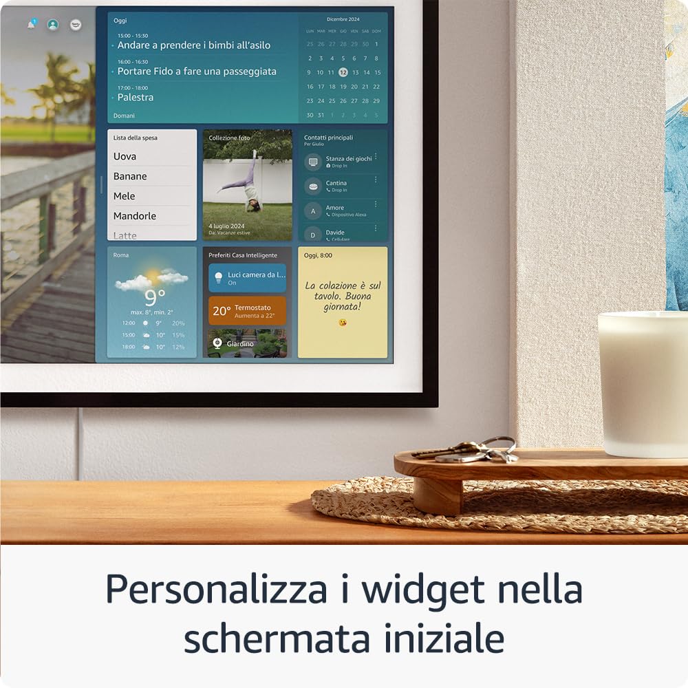Amazon Echo Show 21 | Fantastico schermo intelligente HD da 21” con Fire TV integrata, con Alexa, audio potente e dinamico e streaming HD immersivo