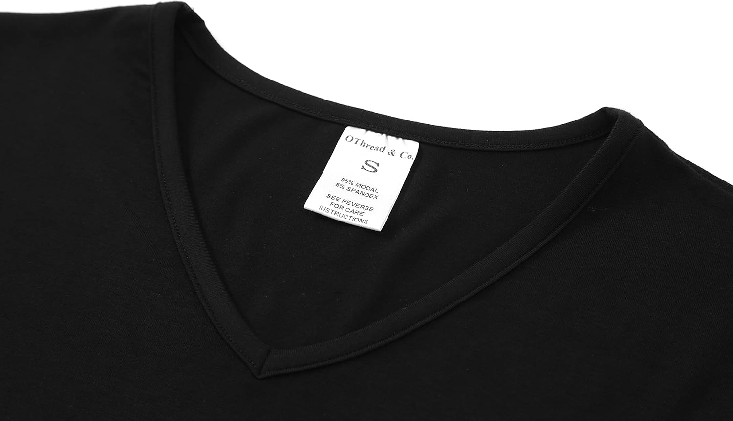 OThread & Co. Women's Long Sleeve T-Shirt Comfy V-Neck Shirts Basic Stretch Layer - Image 5