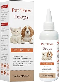 Dog Paw Cleaner – 100ML No-Rinse Dog Paw Washer, Natural Plant Extracts, Gentle Soothes & Moisturizes, Effectively Cleans Pet Toes, Suitable for Dogs, Puppies & Cats