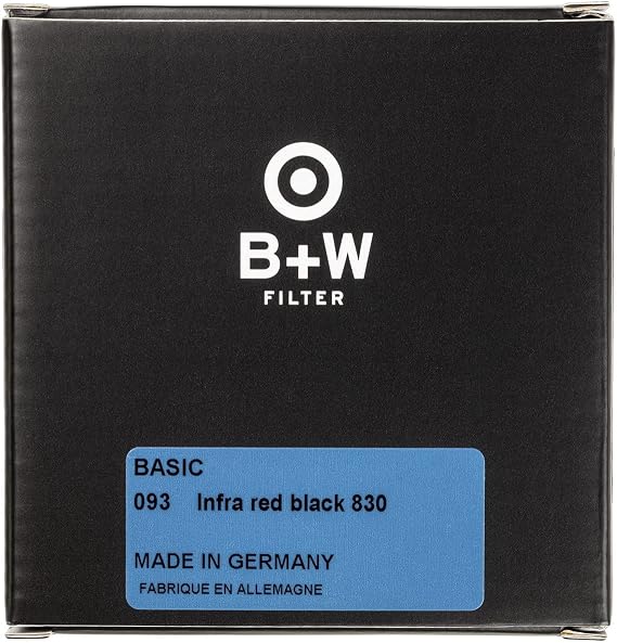B+W 52mm Basic IR Black 093 Glass Filter