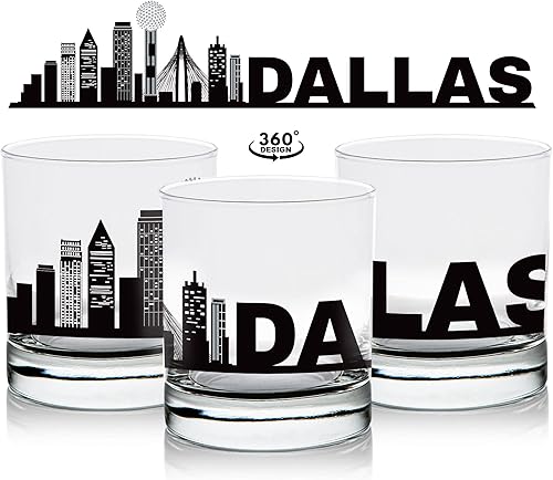 Vista 50 de Toasted Tales - Vaso de whisky Denver Skyline Cityscapes Regalo para gente de Denver City Vasos de ciudad urbana Old Fashioned Rocks Regalo