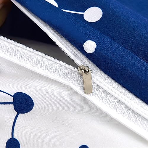 Miniatura 8 de Ropa de cama para el hogar, juego de funda de edredón de 4 piezas con constelación de color azul, estilo espacial, juegos de ropa de cama para