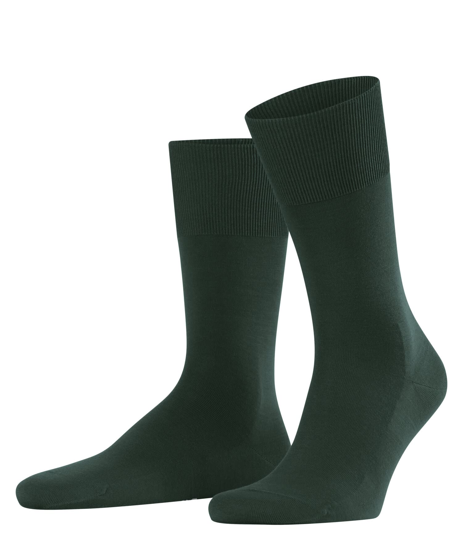 FALKE Men's ClimaWool M So Temperature-Regulating Plain 1 Pair Socks, Green Hunter 7441, 8.5-9.5