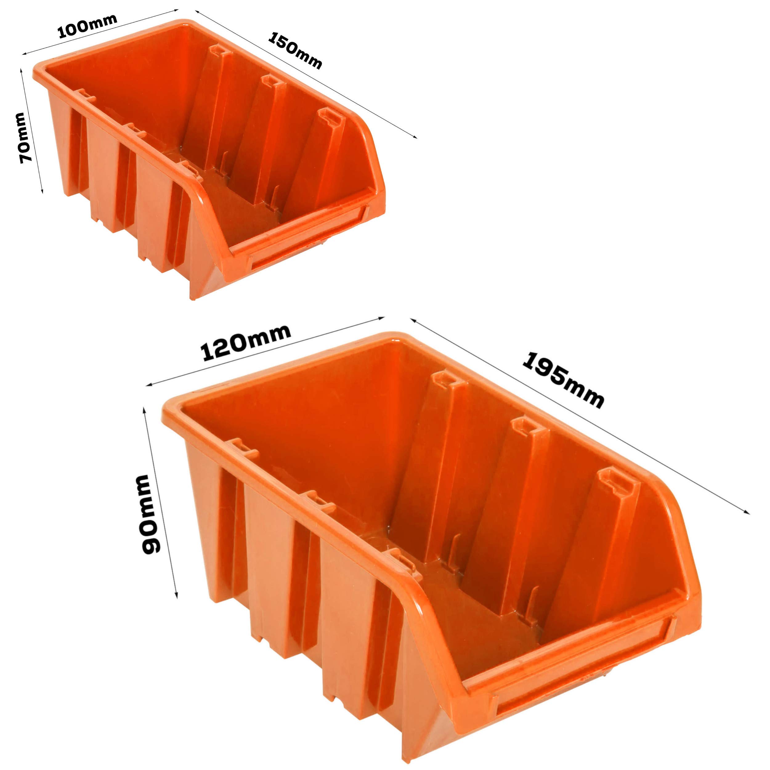 55 szt. pudełek system magazynowy regał ścienny 58 x 117 cm pojemniki do układania w stos pojemniki do przechowywania magazynów, bardzo mocne płyty ścienne, regał rozszerzalny regał warsztatowy regał magazynowy regał warsztatowy regał ścienny regał ścienn