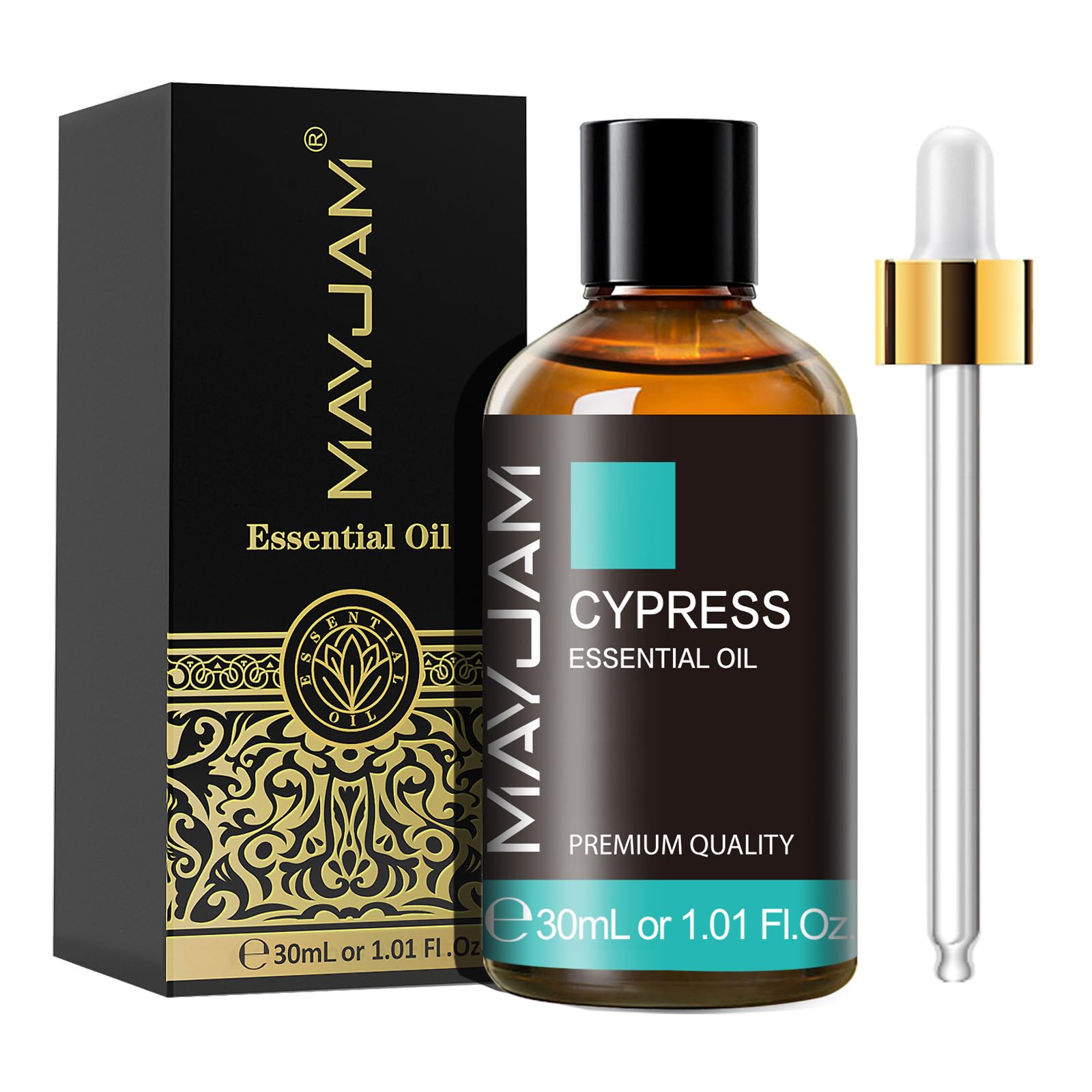 MAYJAM Cypress Essential Oils 30ML, Cypress Oil for Diffuser, Humidifier, DIY, Home, Wardrobes