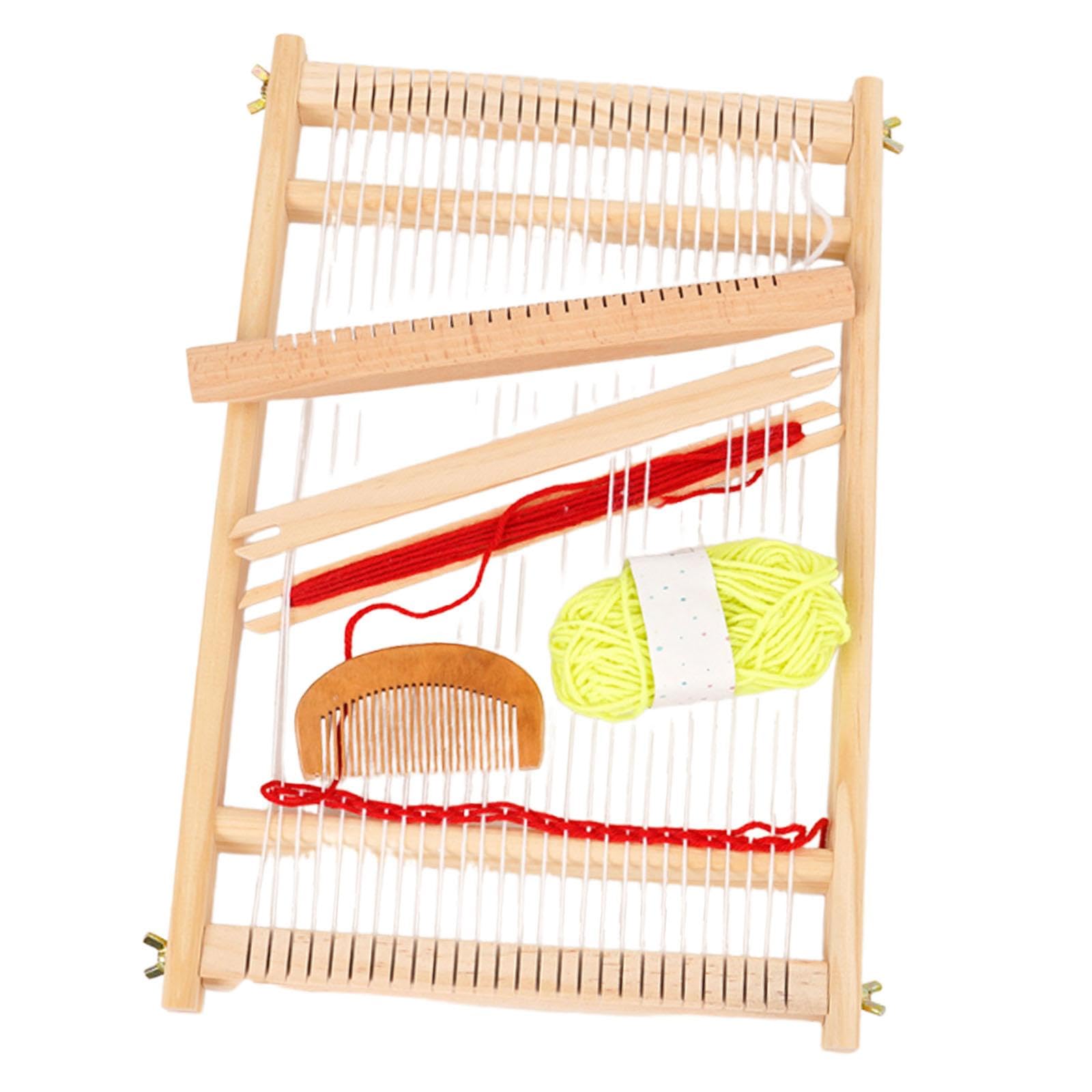 Wooden Weaving Loom Art Supplies Adults Kids Professional Hand Knitting Tool|Crafts| Needlecrafts & Yarn| Weaving| Weaving Looms-image-41