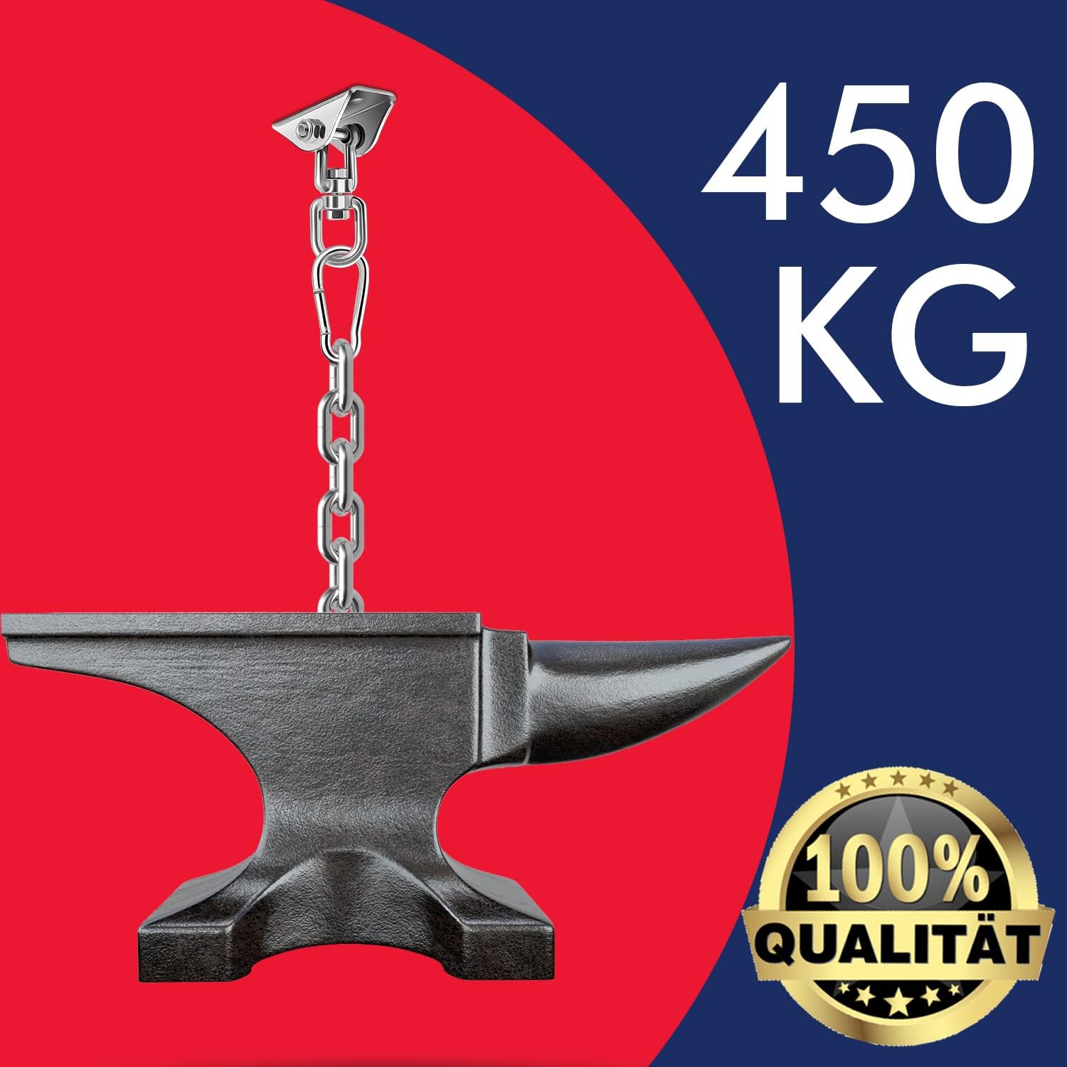 ALECPEA Ceiling Hook Hanging Chair, 360° Rotating Ceiling Hook, Heavy